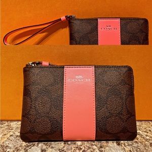 Coach wristlet wallet.